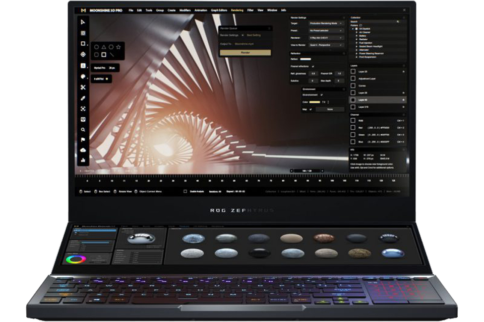 ASUS ROG Zephyrus Duo 15: Laptop Gaming thế hệ mới với hai màn hình