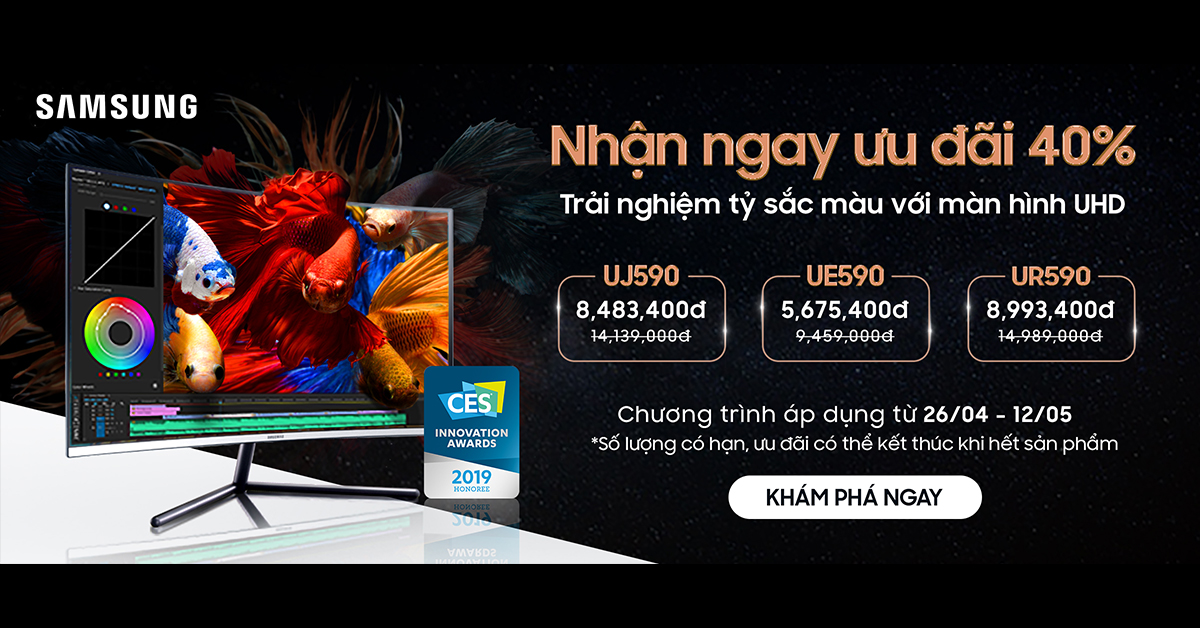 MUA LCD SAMSUNG 4K NHẬN NGAY ƯU ĐÃI ĐẾN 40%