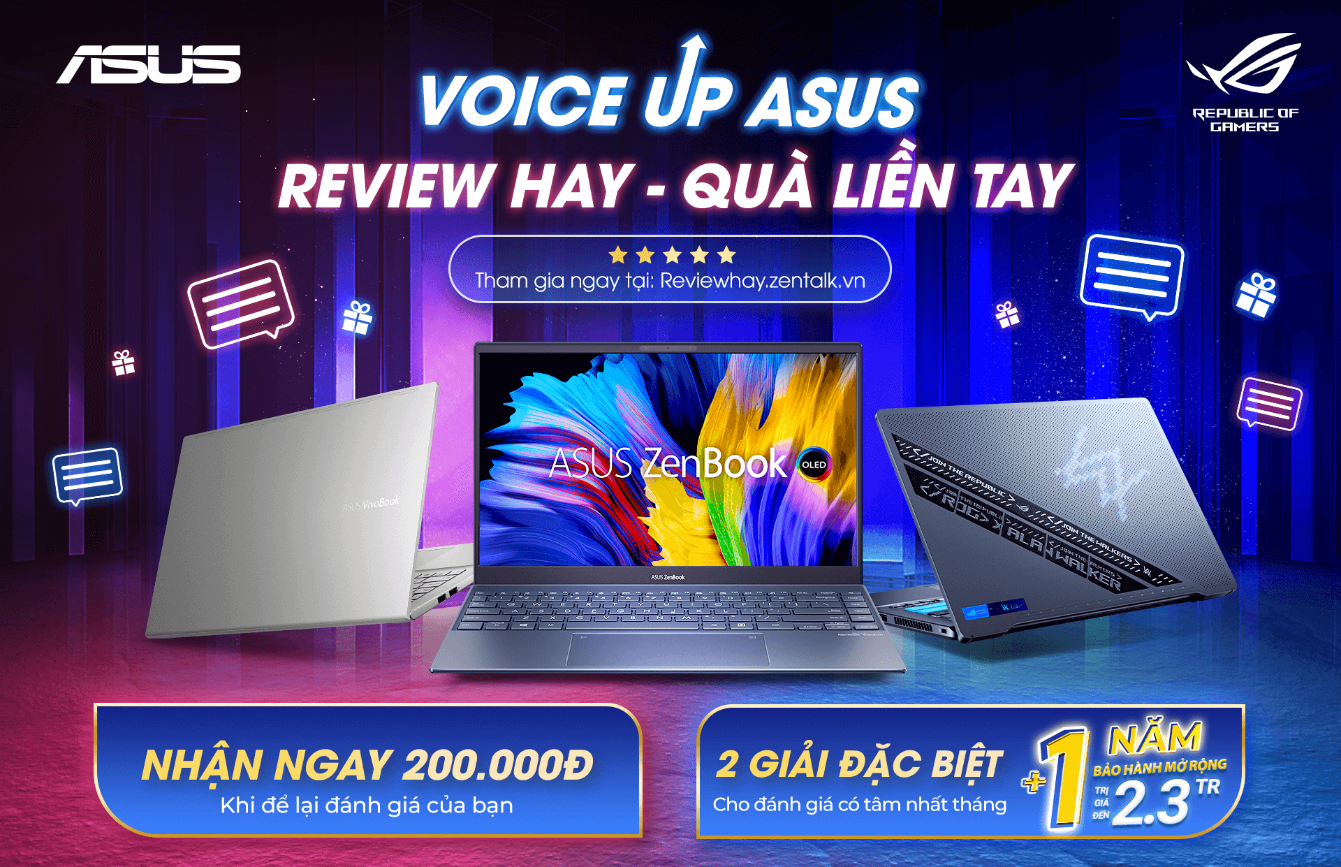 VOICE UP ASUS - REVIEW HAY QUÀ LIỀN TAY