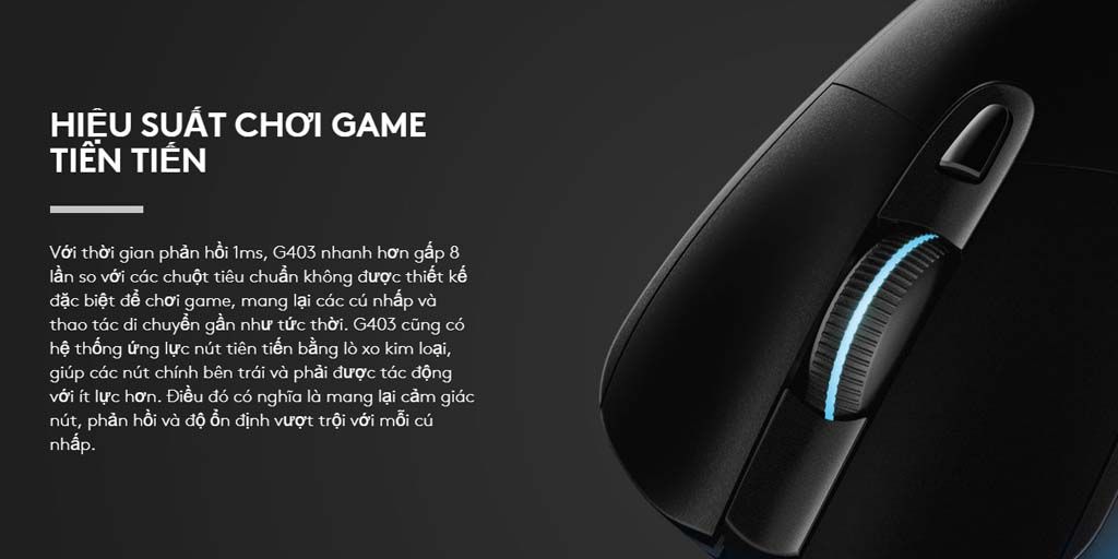 Chuột Logitech G403 HERO– F1GEN Computer