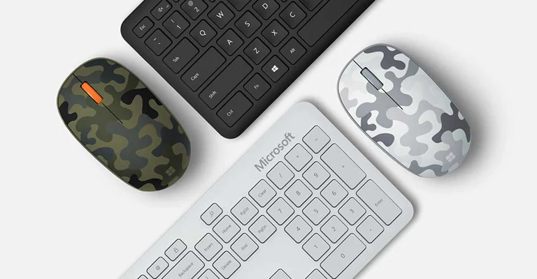 Chuột Bluetooth Microsoft Camo màu xanh rêu
