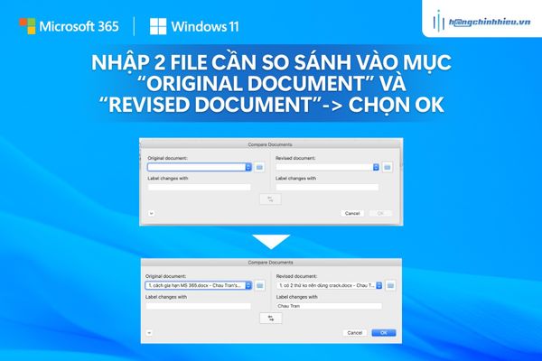 SO SÁNH 2 FILE WORD CỰC ĐƠN GIẢN, 5 PHÚT XONG NGAY!