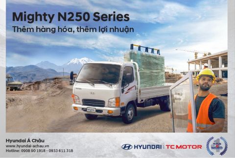 Hyundai New Mighty N250 Series khuyến mãi lớn trong tháng 7.