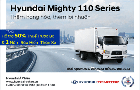 Hyundai Mighty 110 Series - Tưng Bừng khuyến mãi.