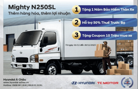 Hyundai New Mighty N250SL - Thêm Hàng Hóa, Thêm Lợi Nhuận