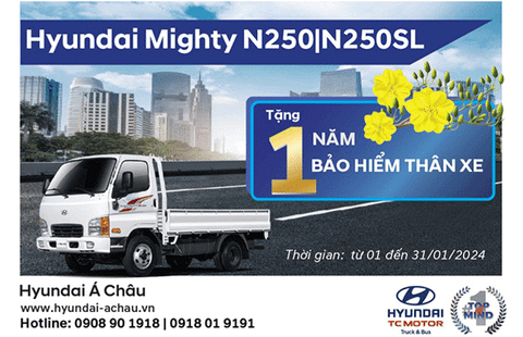 Hyundai New Mighty N250|N250SL - LÌ XÌ KHAI XUÂN
