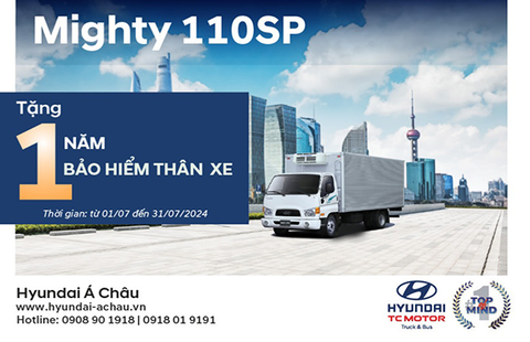 Chương trình khuyến mãi khi mua xe Hyundai New Mighty 110SP