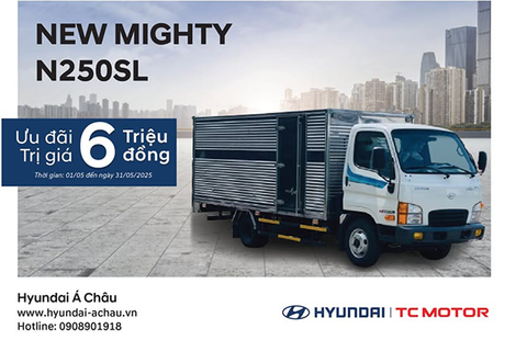 Chương trình khuyến mãi Mighty N250SL trong tháng 5