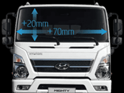 Ngoại thất xe tải Hyundai Ex8L 7.5 tấn