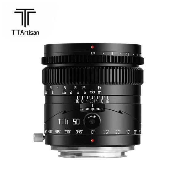 ống kính nghiêng ttartisan tilt 50mm f1.4 songhongcamera.com