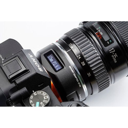 viltrox ef-e5 chuyển đổi từ lens canon dùng trên thân máy sony