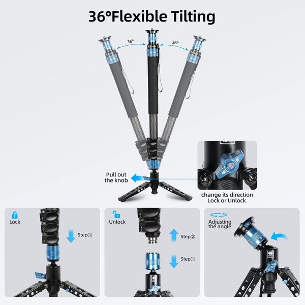 sirui 424fl monopod songhongcamera