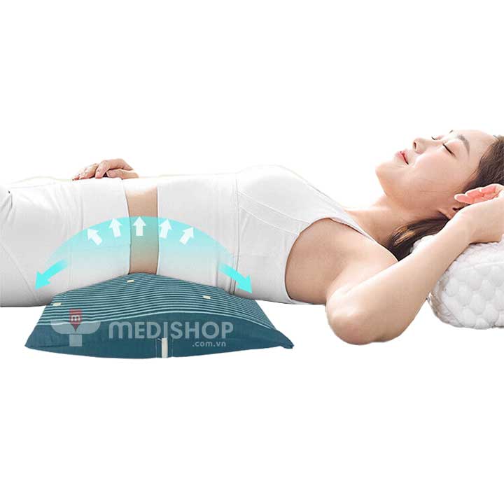 Gối kê lưng hỗ trợ người thoái hoá cột sống hiệu quả