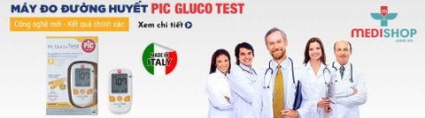Máy Đo Đường Huyết PIC Gluco Test - ITALY