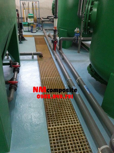 Chống thấm composite nền nhà kho chứa hóa chất