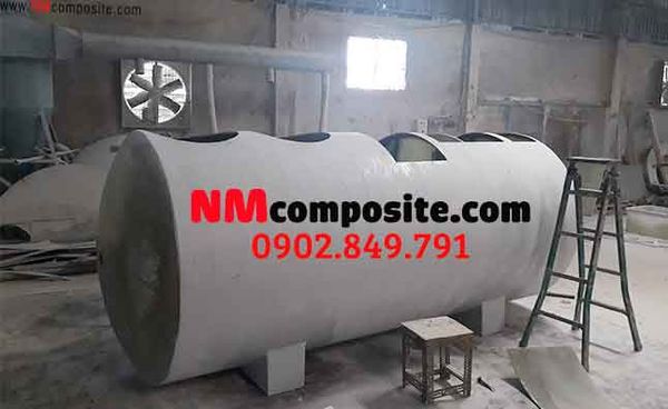 bồn composite frp xử lý nước thải sinh hoạt