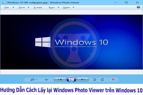 Hướng Dẫn Cách Lấy Lại Windows Photo Viewer Trên Windows 10
