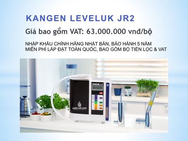 Khám phá những điểm đặc biệt đến từ máy lọc nước Kangen JRII