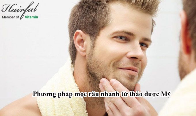 Phương pháp mọc râu nhanh nhất từ thảo dược thiên nhiên Mỹ!