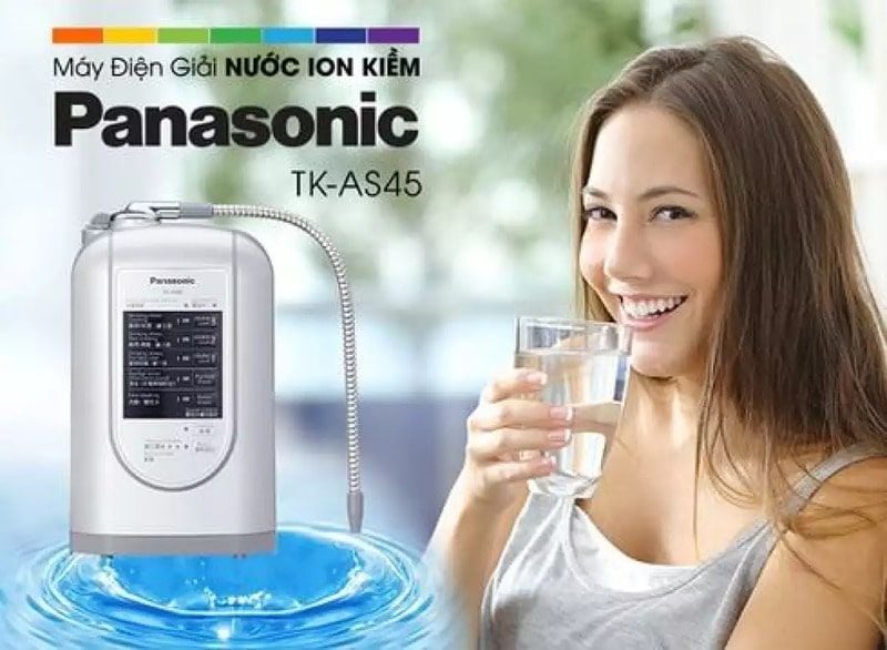 Ảnh 4: Máy lọc nước điện giải ion kiềm Panasonic TK AS45 (Nguồn: Internet)