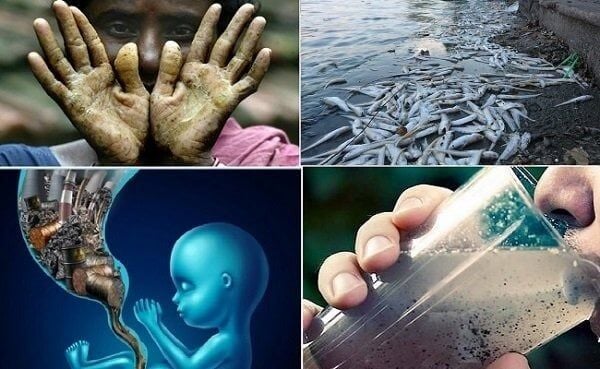Ô nhiễm kim loại nặng trong nước có tác hại như nào