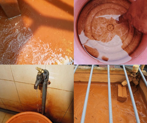 Dấu hiệu nhận biết nước giếng nhiễm sắt