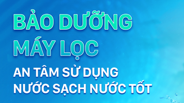 Mẹo sử dụng máy lọc nước tiết kiệm, hiệu quả