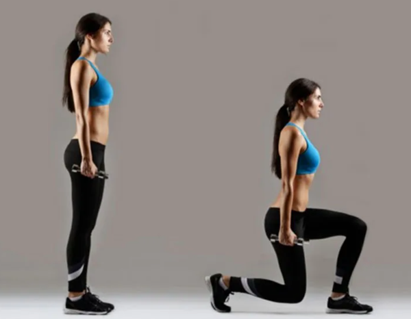 Jumping Lunges