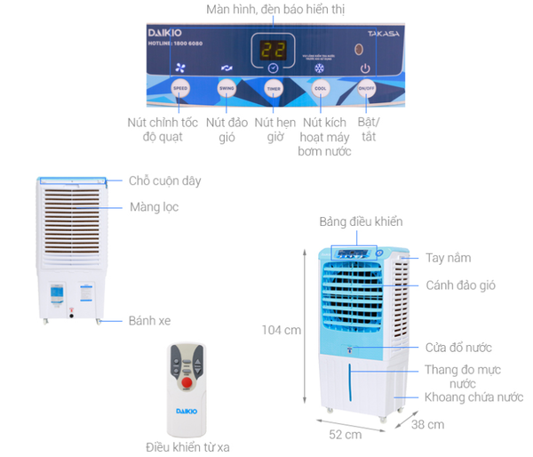 Thông số kỹ thuật đặc trưng của dka 4000a