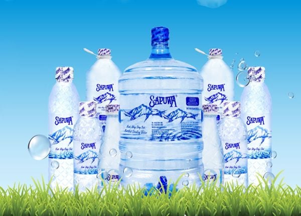 Các loại nước tinh khiết bao gồm nước tinh khiết Sapuwa