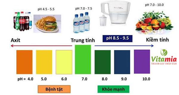 Cân bằng môi trường trung tính cho cơ thể khỏe mạnh