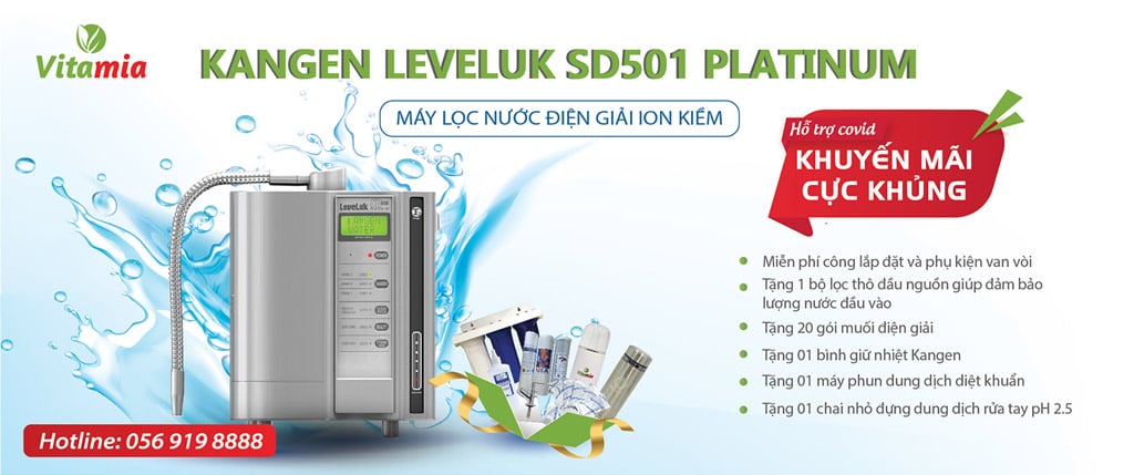 Chương trình khuyến mãi Kangen Leveluk SD501 Platinum