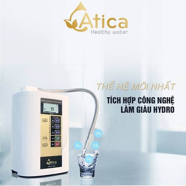 Máy lọc nước Atica Silver giàu Hydrogen từ Nhật Bản