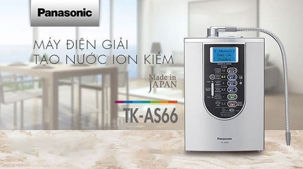 Máy lọc nước ion kiềm Panasonic sử dụng công nghệ ion kiềm tiên tiến