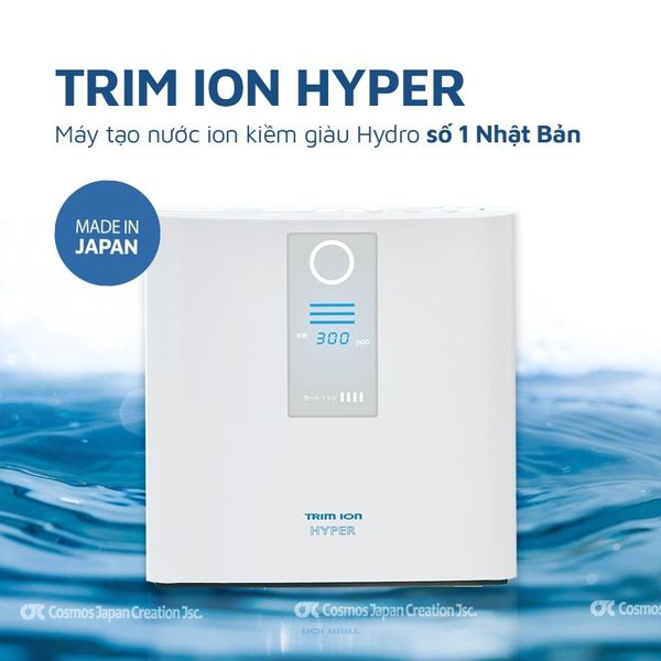 Máy lọc nước Trim ion Hyper là sản phẩm của tập đoàn Nihon Trim