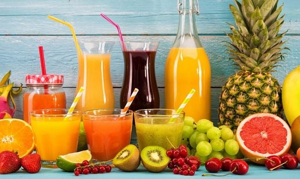 Nước ép trái cây cung cấp đủ chất dinh dưỡng cho cơ thể