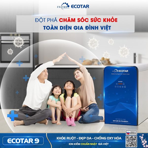 máy lọc nước ion kiềm Geyser Ecotar 9 có thể lắp đặt tại bất kỳ vị trí nào trong không gian của ngôi nhà