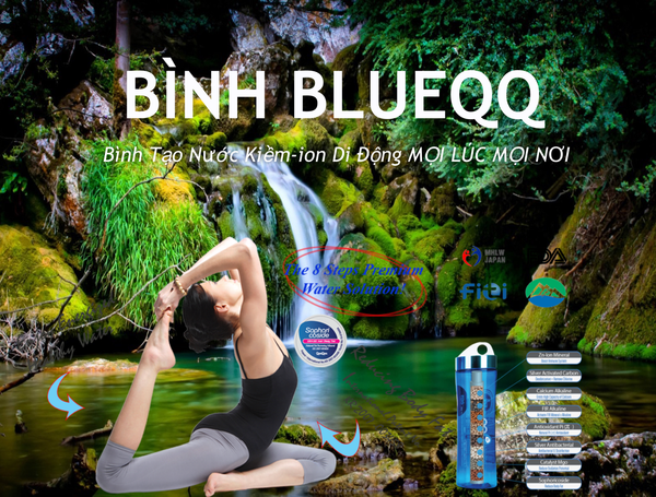 bình nước kiềm ion blueqq