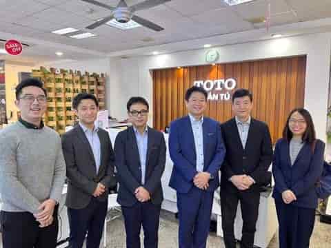 TOTO TUẤN TÚ tiếp đón Ban Lãnh Đạo Cao Cấp TOTO.