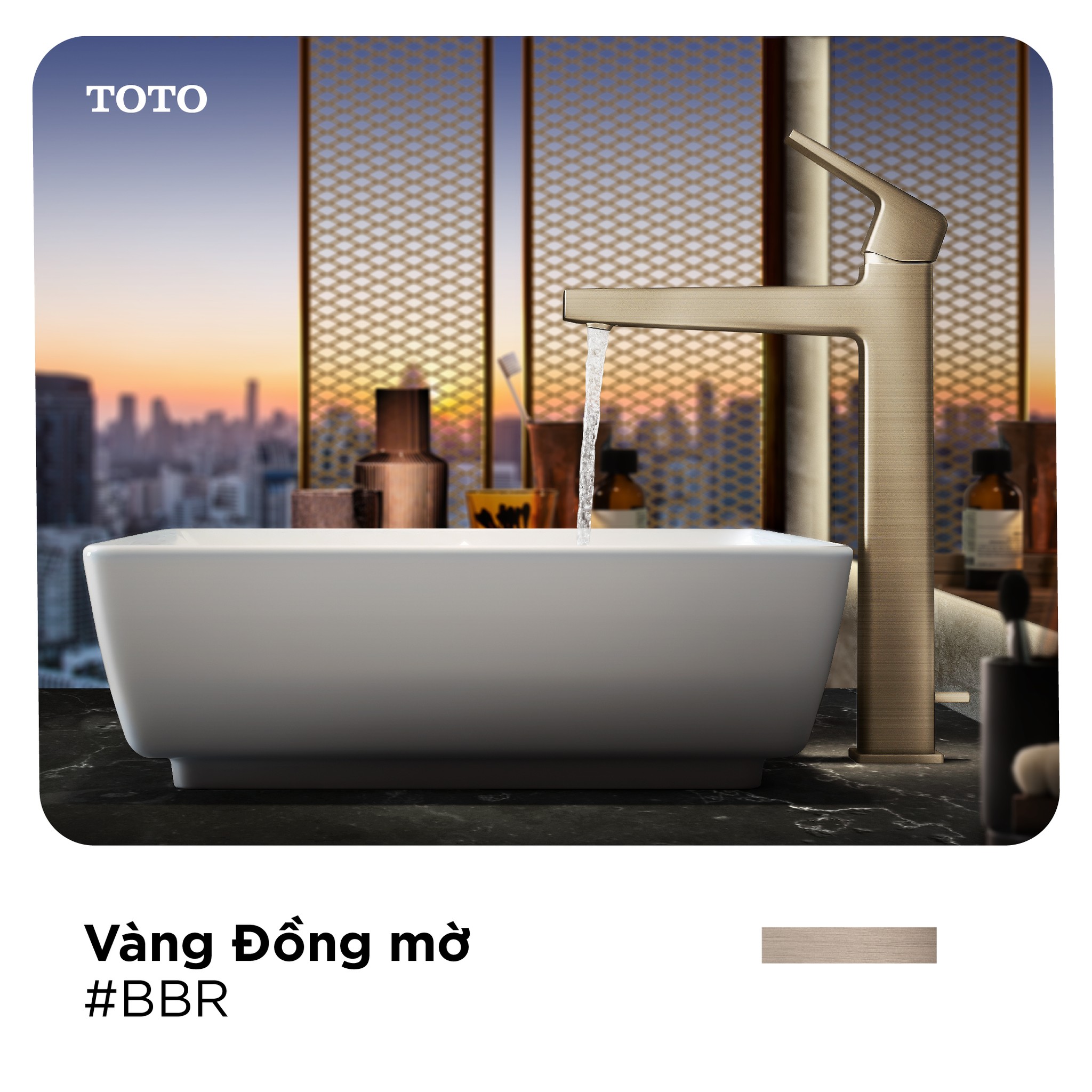 BỘ SƯU TẬP SEN VÒI MẠ MÀU PVD TOTO