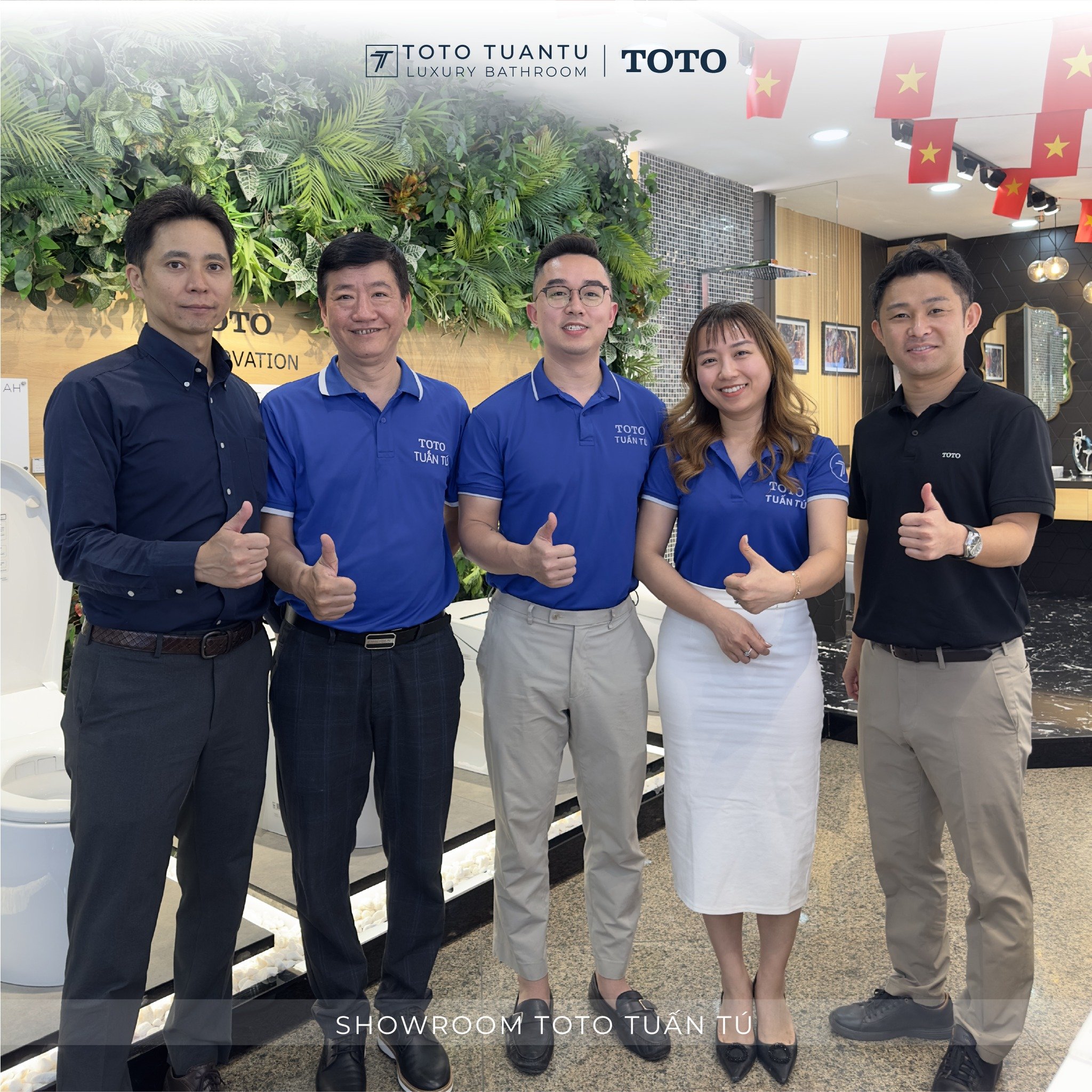TOTO Tuấn Tú tiếp đón Ban Lãnh Đạo TOTO Việt Nam