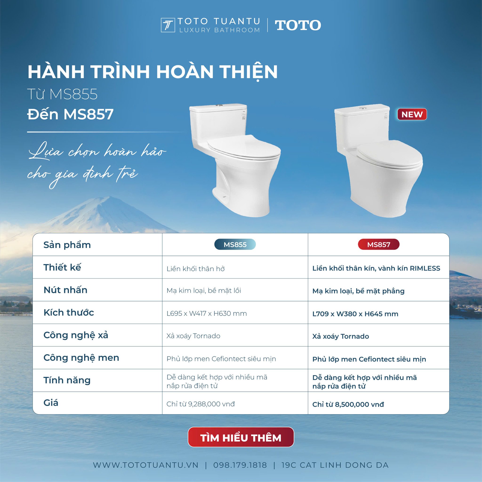 MS857- Lựa chọn hoàn hảo cho gia đình trẻ!