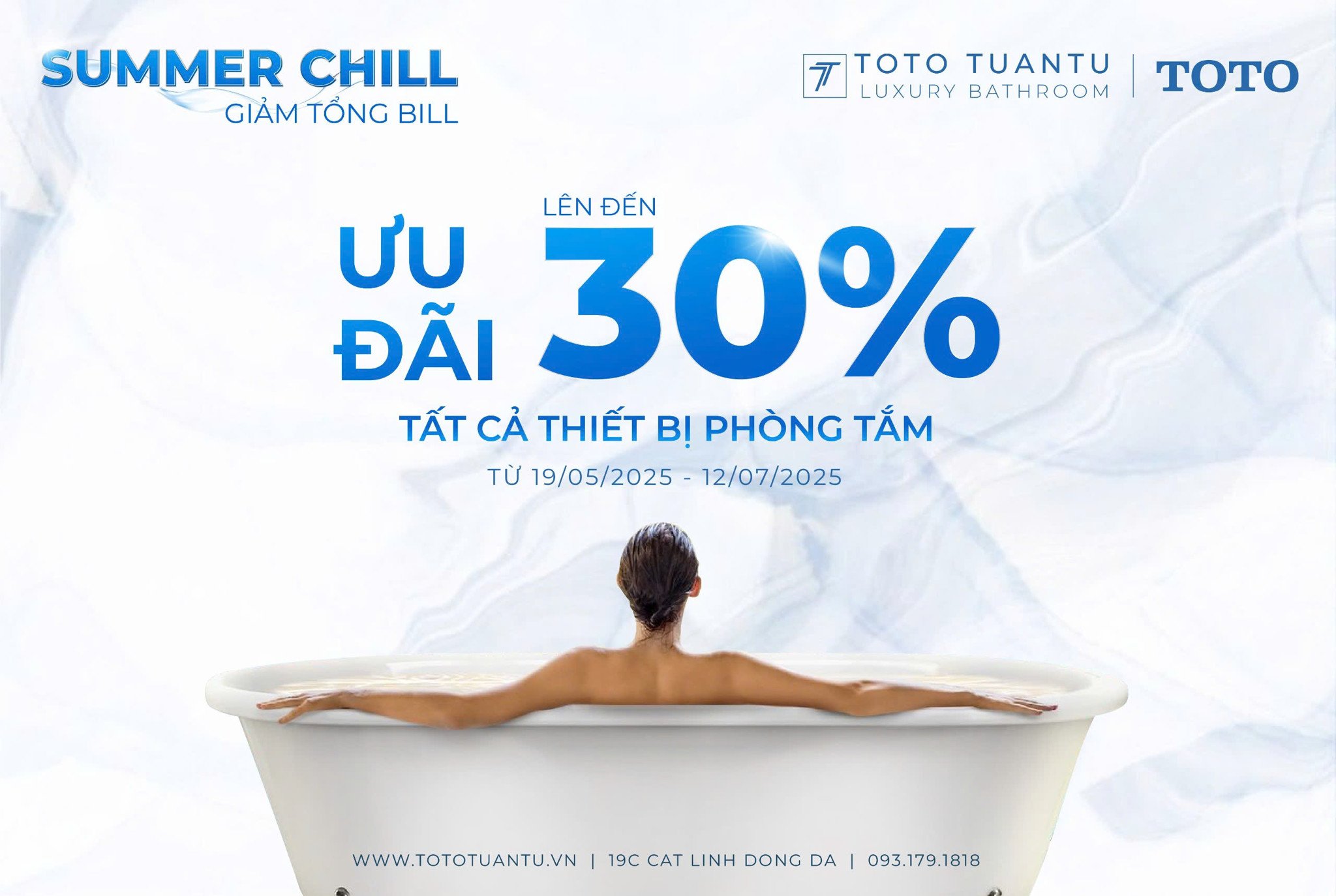 KHUYẾN MẠI LỚN:  SUMMER CHILL – GIẢM TỔNG BILL!!