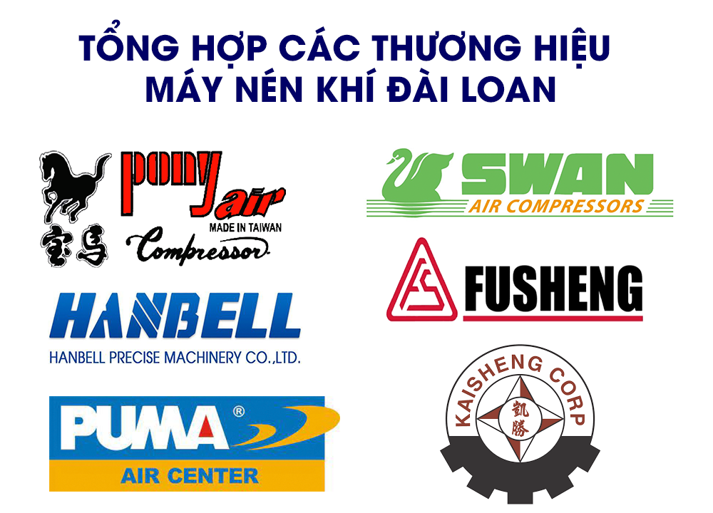 Các hãng máy nén khí Đài Loan tại Việt Nam