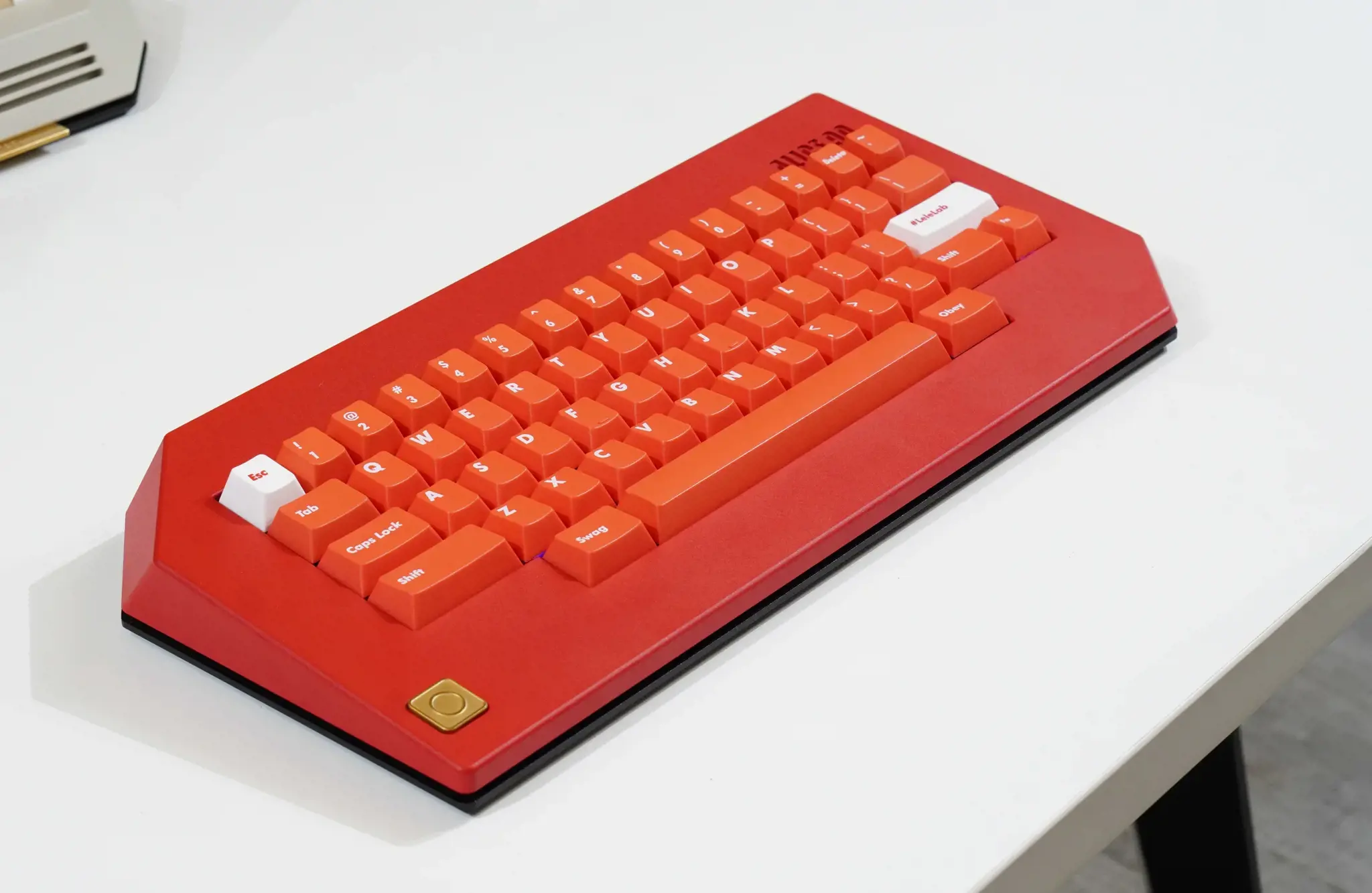 Matra Alice Computer Lelelab Matra Alice 90 Retro Mechanical Keyboard - Coated Red