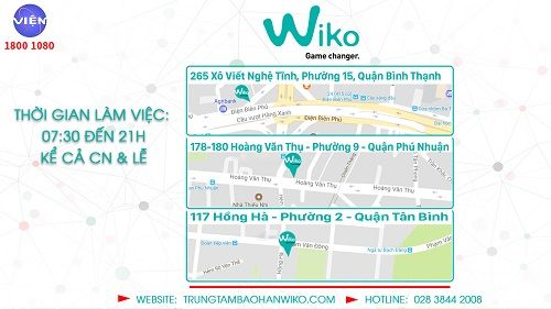 Tìm Địa Chỉ Trung Tâm Bảo Hành Wiko