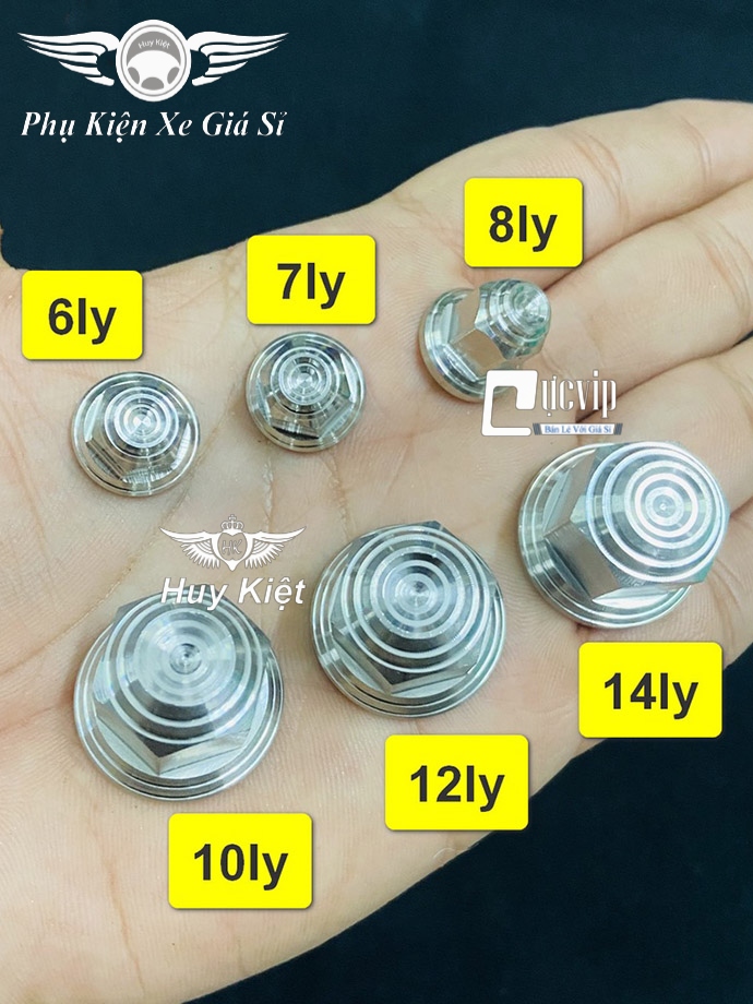 Tán Salaya Inox 304 (THÁI) (M3) Bít Đầu 6Li, 7Li, 8Li, 10Li, 12Li, 14Li (Giá 1 Con) MS99999