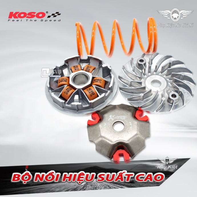 Bộ Nồi KOSO Chính Hãng Cho Vario 125/150, Airblade 125/150, SH 125/150, PCX 125/150, SH Mode, Lead 125 MS3719