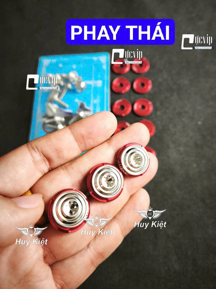 [Tặng 10 LĐ KITACO] FULL Bộ Ốc Dàn Áo SALAYA PHAY THÁI [INOX 304] Gắn Nhiều Dòng Xe Vario AB Wave Dr Si Fu Ex Winner Vision... MS9944