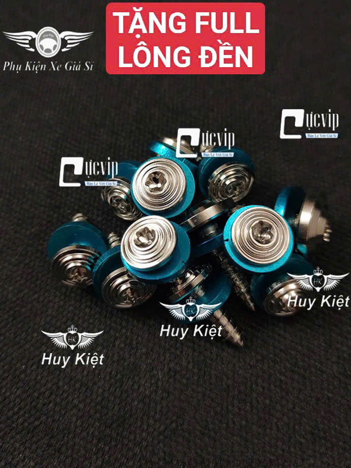 [TẶNG FULL LÔNG ĐỀN] FULL BỘ Ốc Dàn Áo SALAYA PHAY THÁI [Inox 304] Gắn Nhiều Dòng Xe (AB Vario Ex Winner Wave Dr Si Fu...) MS9938